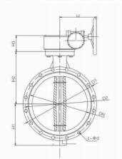 D(3/6/9)41X/D341X Flange centerline butterfly valve
