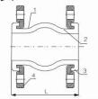 KXT type flexible rubber joint