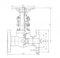 Forging gate valve